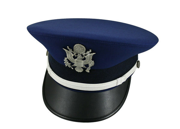 USAF service peak cap USA Air Force Officer Peaked Cap