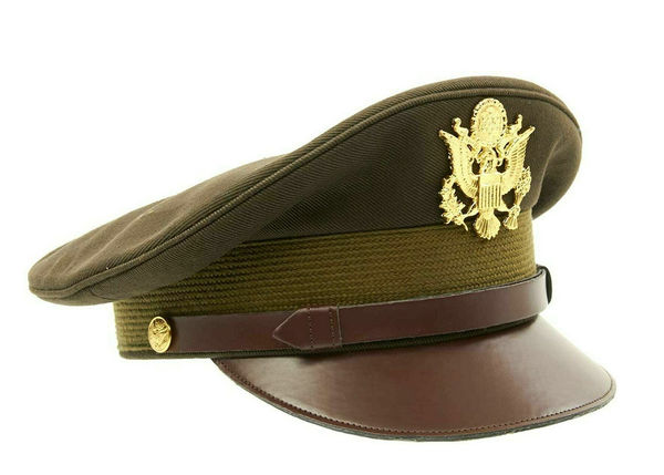 US Navy Commander or Captain Hat, USA United States Peak Cap With Scrambled  Eggs 