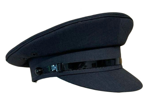 Light Grey Chauffeur Style Peaked Cap